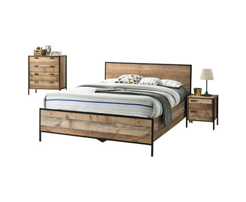 DYNIE QUEEN 4 PIECE (TALLBOY) BEDROOM SUITE - AS PICTURED