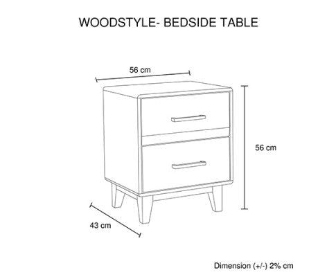 WOODVINCE SCANDINAVIAN KING 5 PIECE (DRESSER) BEDROOM SUITE - ANTIQUE LIGHT BROWN