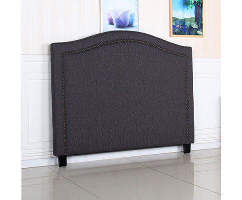 JEELOU QUEEN FABRIC HEADBOARD - CHARCOAL
