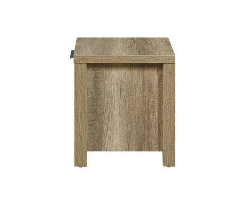 ALVARRO 2 DRAWER BEDSIDE TABLE - OAK