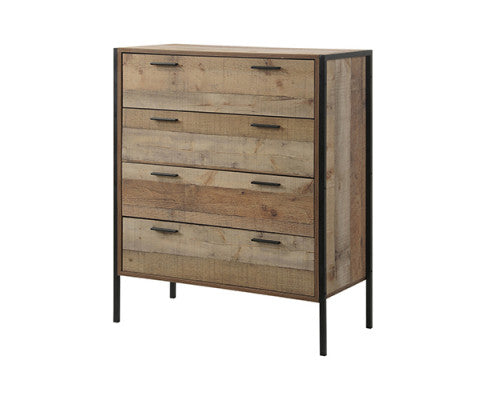 DYNIE 4 DRAWER TALLBOY - OAK