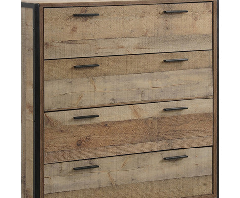 DYNIE 4 DRAWER TALLBOY - OAK