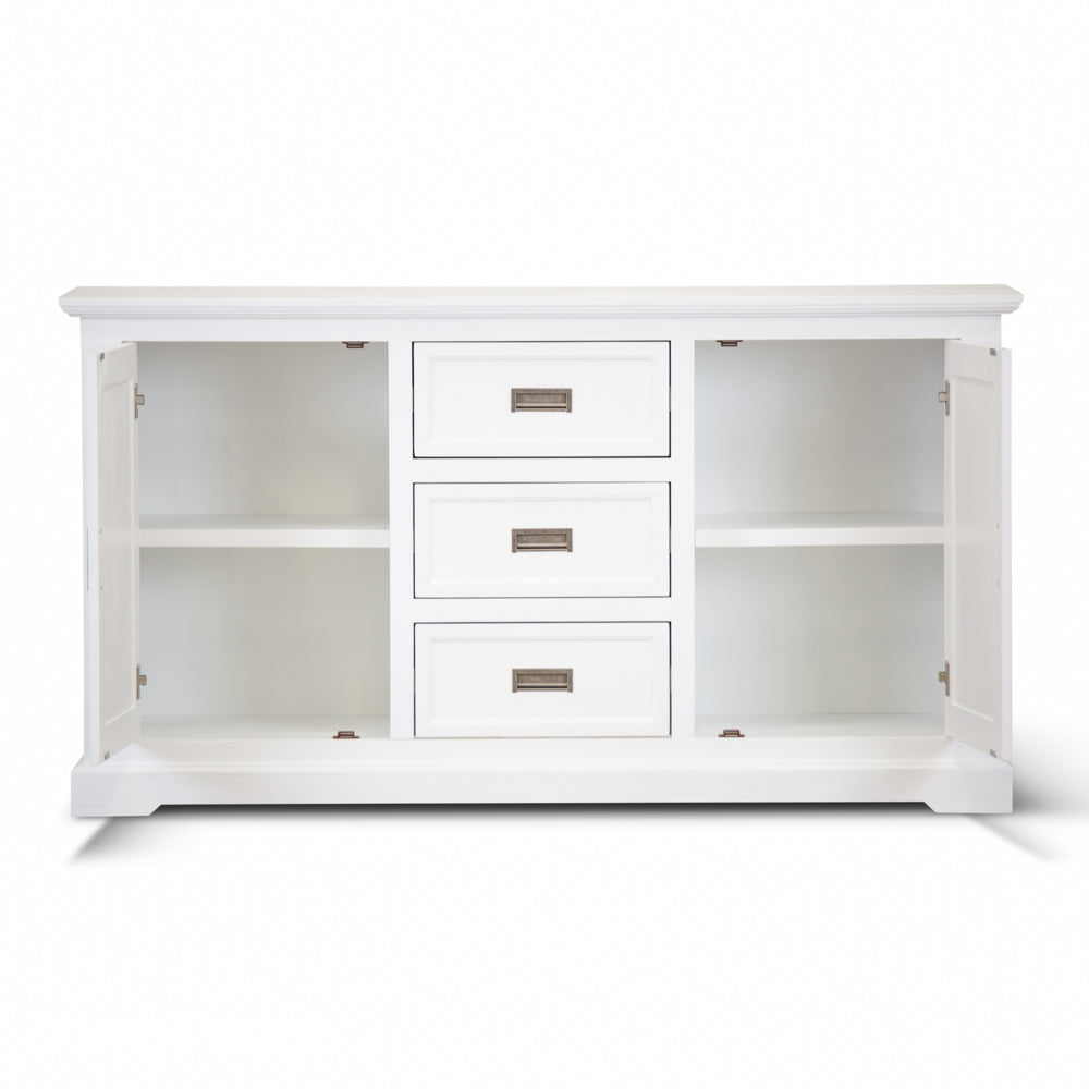 COASTAL BUFFET - 2 DOOR / 3 DRAWER - 1660(L) x 470(W) - BRUSHED