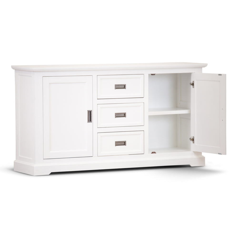 COASTAL BUFFET - 2 DOOR / 3 DRAWER - 1660(L) x 470(W) - BRUSHED