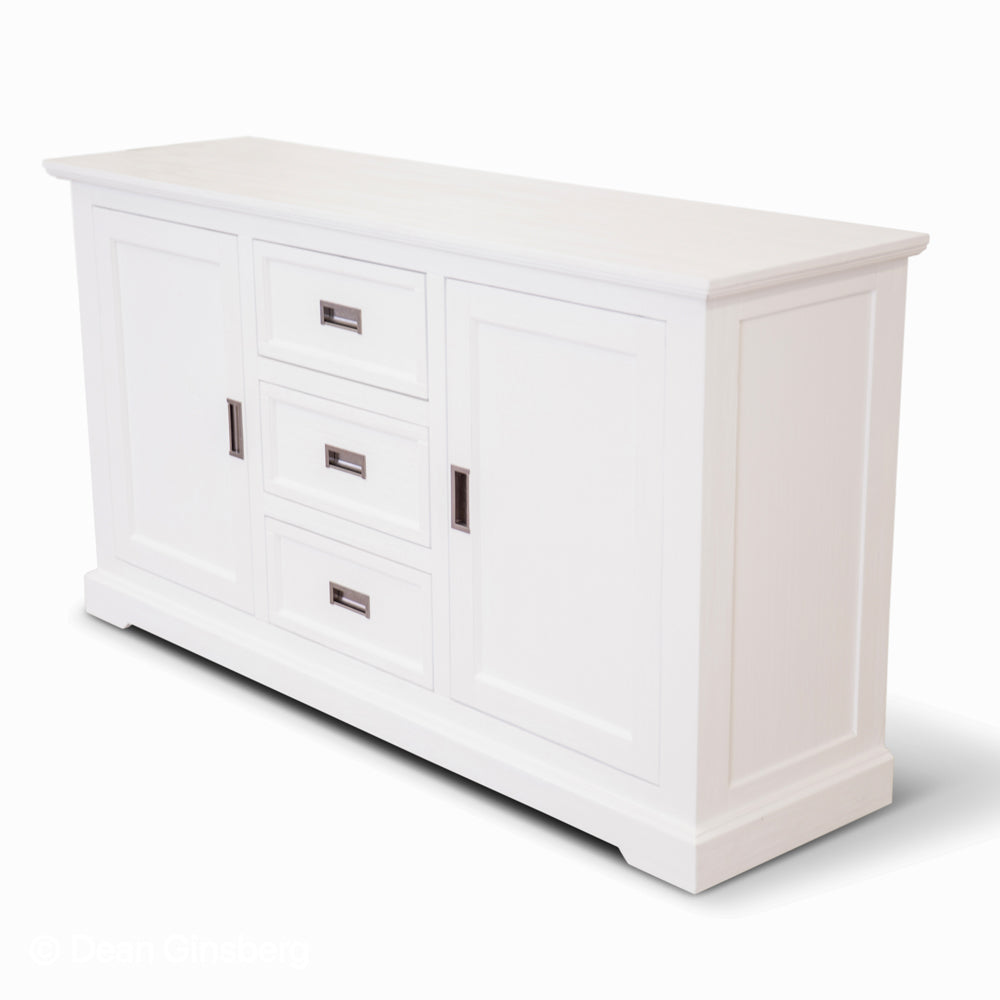 COASTAL BUFFET - 2 DOOR / 3 DRAWER - 1660(L) x 470(W) - BRUSHED