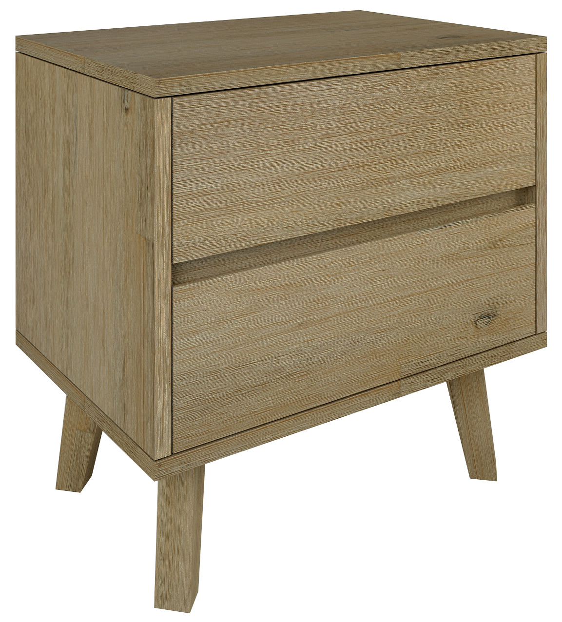 WENTWORTH QUEEN 3 PIECE (BEDSIDE) BEDROOM SUITE - BRUSHED SMOKE