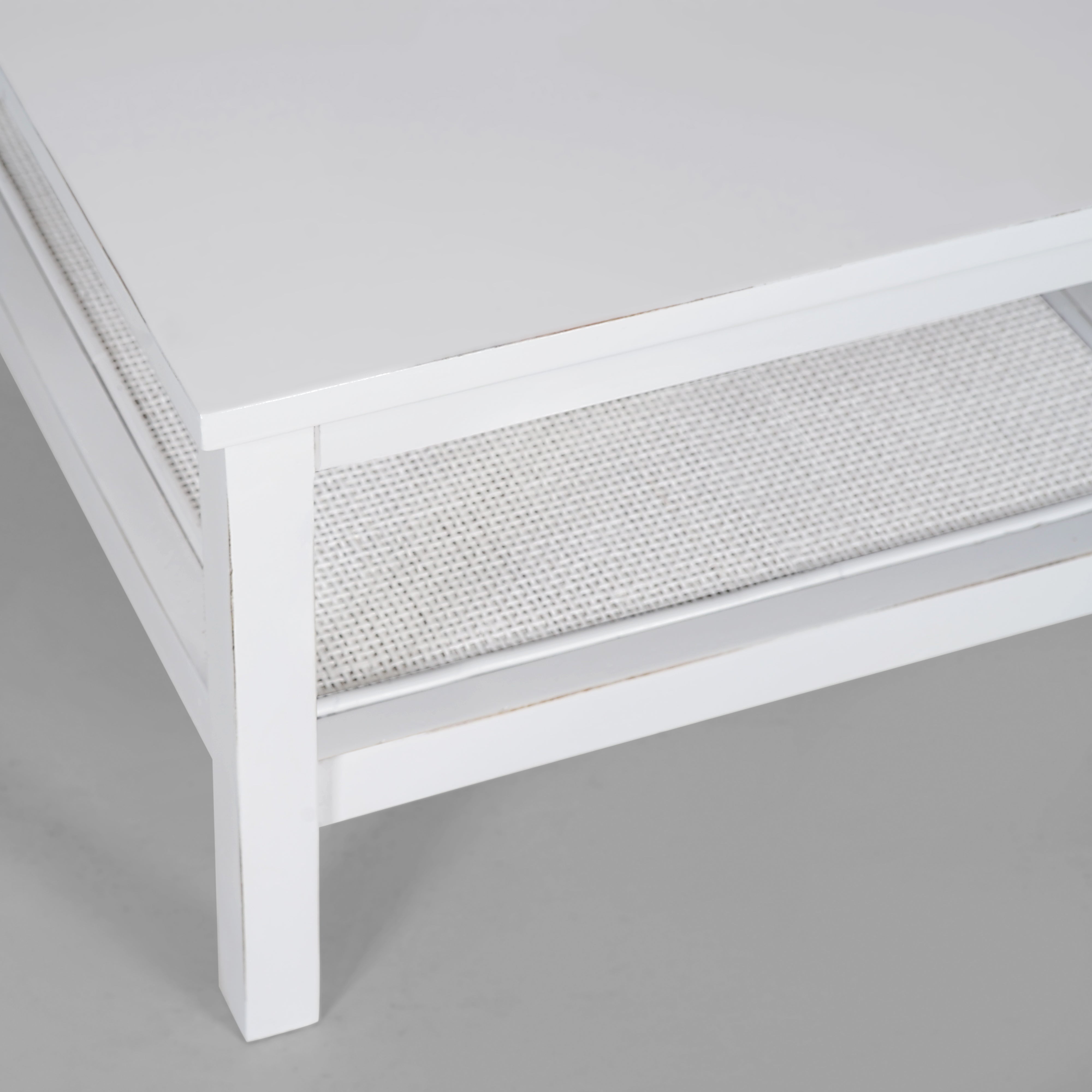 BELTANA COFFEE TABLE - 1100(W) x 650(D) - WHITE