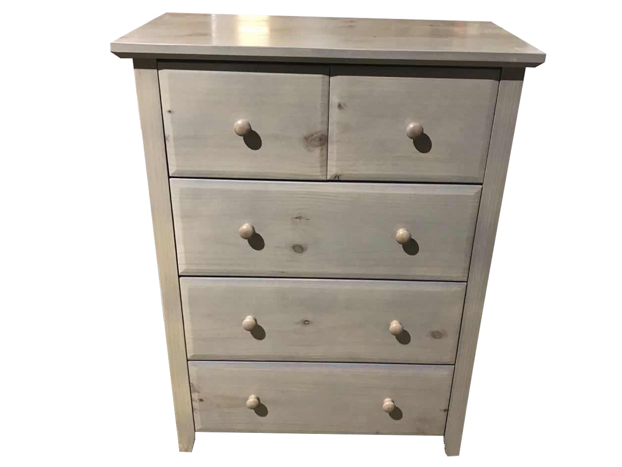 TYLEX (AUSSIE MADE) 5 DRAWER (2 OVER 3) TOP-SPLIT TALLBOY CHEST  - 1200(H) X 900(W) - ASSORTED COLOURS