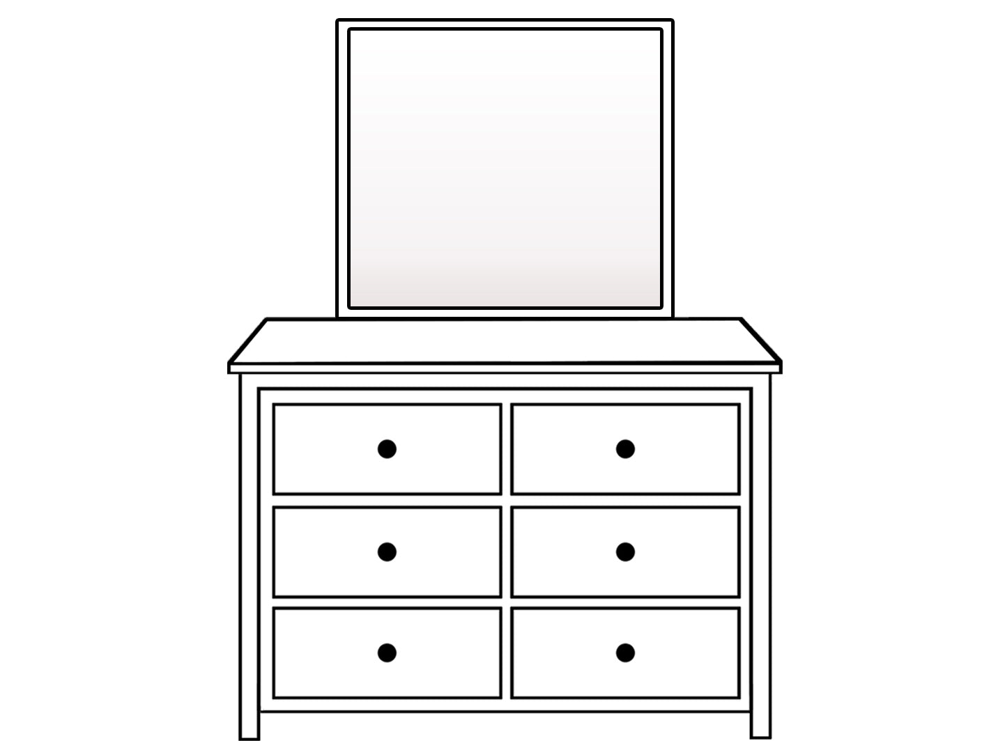 ARIANNE (AUSSIE MADE) DOUBLE OR QUEEN 6 PIECE (THE LOT) BEDROOM SUITE - ASSORTED COLOURS