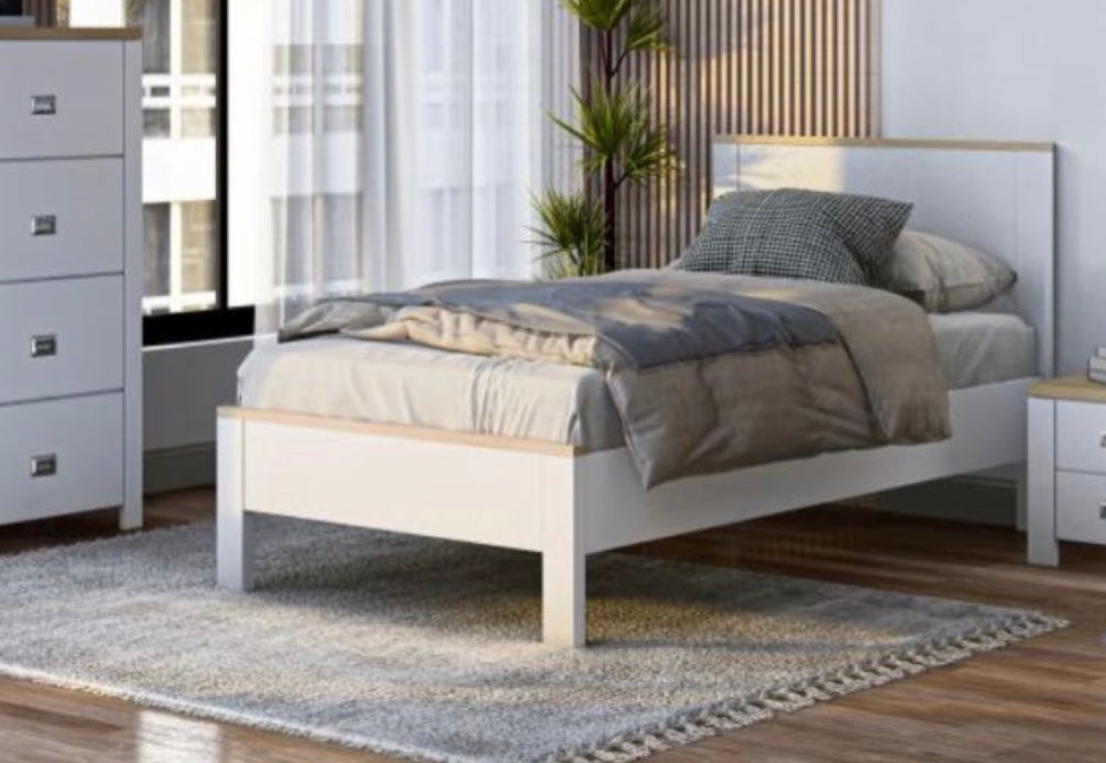 SINGLE HONEYCOMBE BED - 2 TONE