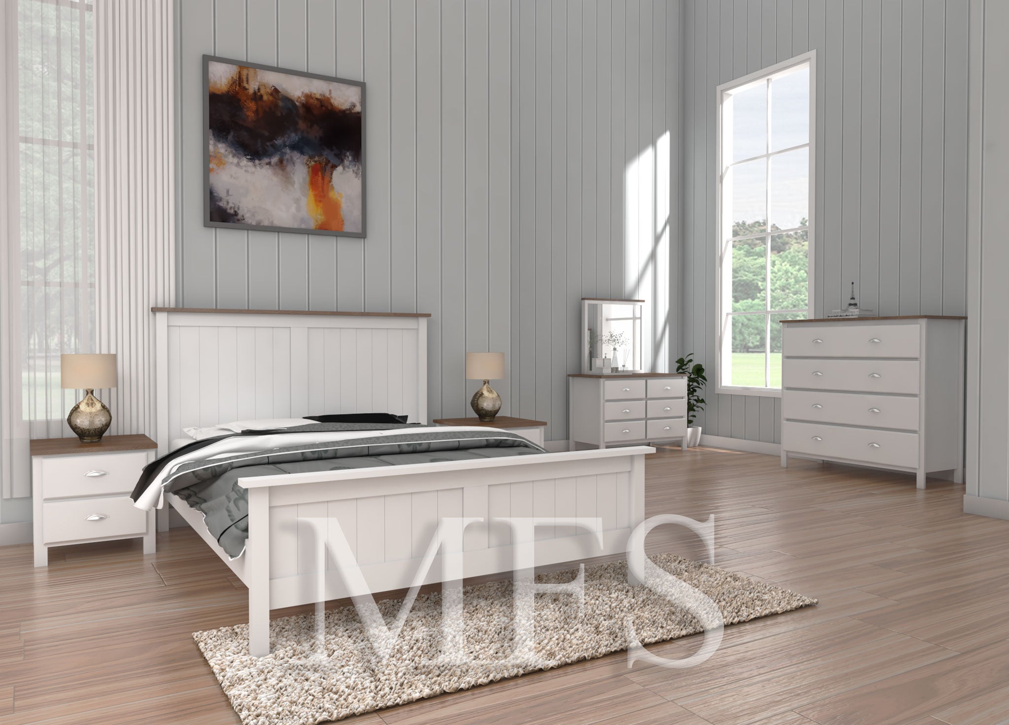 KING SINGLE WENDELL (CUSTOM MADE) BED - ASSORTED COLOURS