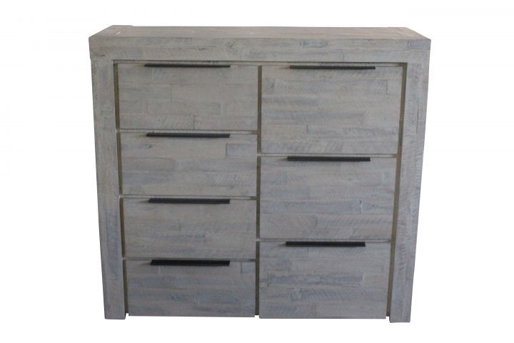 MONTEGO BAY DOUBLE OR QUEEN 6 PIECE (THE LOT) BEDROOM SUITE - WHITEWASH
