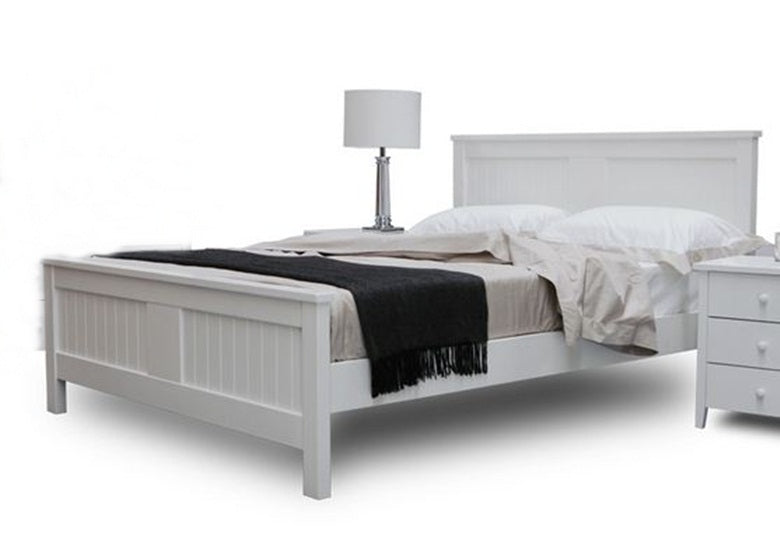 DOUBLE BRIGHTON BED - WHITE