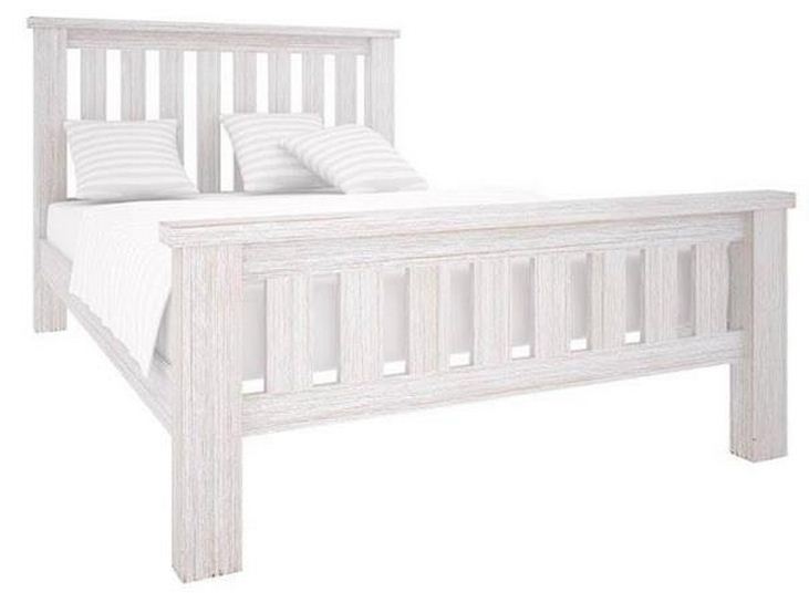 KING DENALI BED (VAL-031) (MODEL 1-12-1-19-11-1) - BRUSHED  WHITE