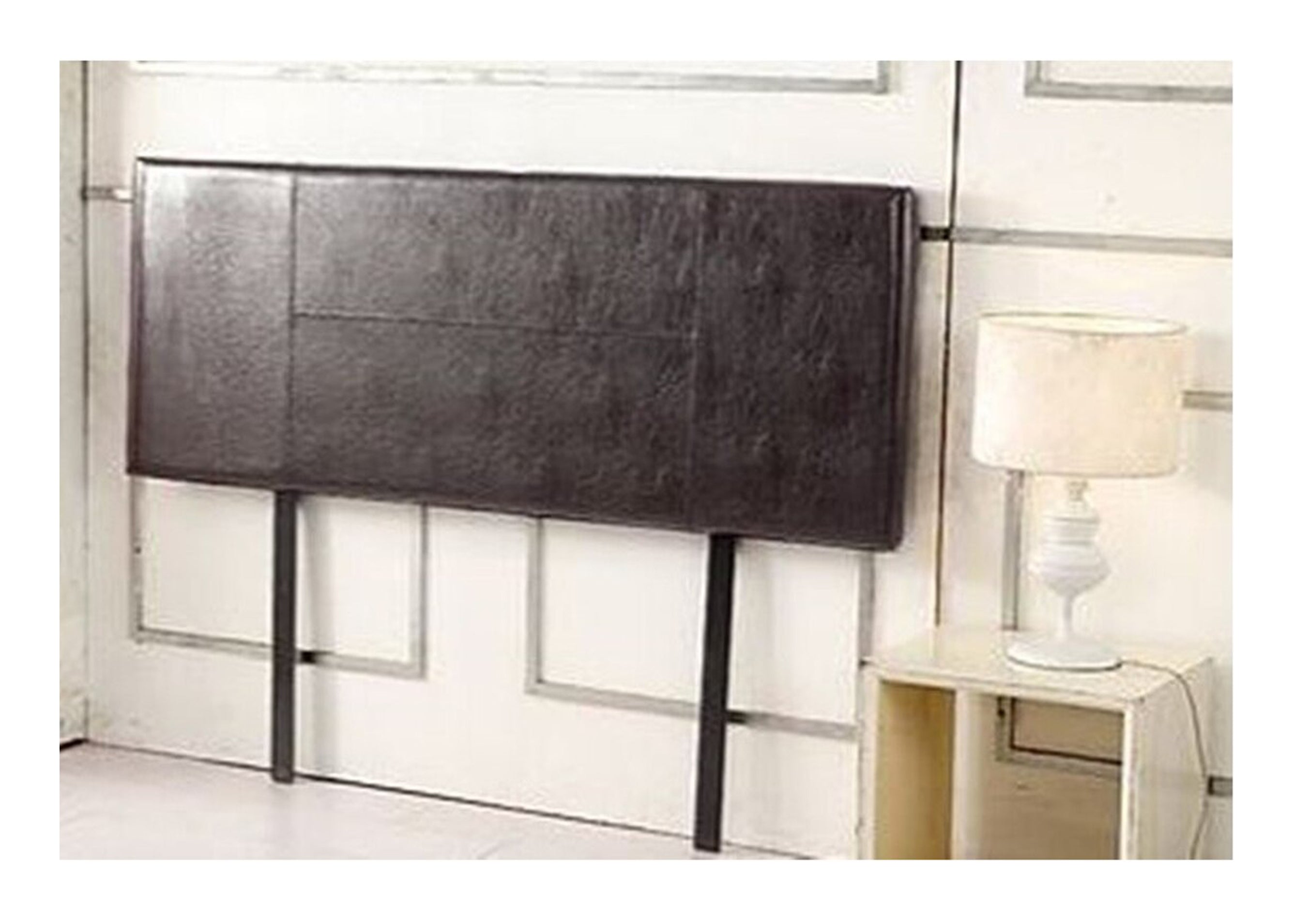  DOUBLE LEATHERETTE BEDHEAD (ING-HB-04/05/06)  -  BROWN, BLACK OR WHITE