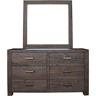 MUNICH KING 6 PIECE (THE LOT) BEDROOM SUITE WITH UNDER BED STORAGE - GREY STONE
