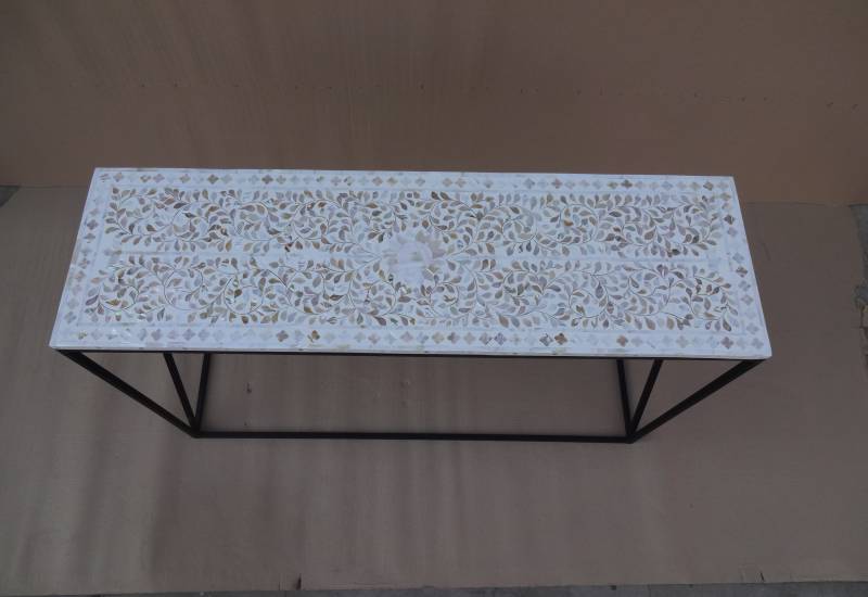 FLOSSY (E323058) CONSOLE TABLE -  1200(L) X 350(W) - NATURAL/BLACK