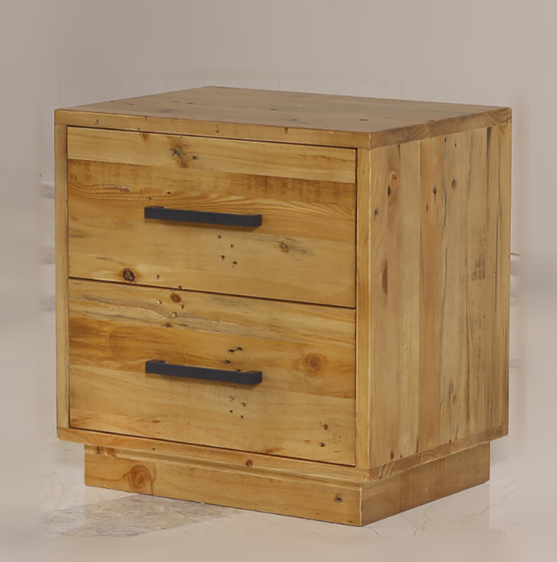 SYRACUSE DOUBLE OR QUEEN 3 PIECE BEDSIDE BEDROOM SUITE - (MODEL:1-21-7-21-19-20) - RUSTIC