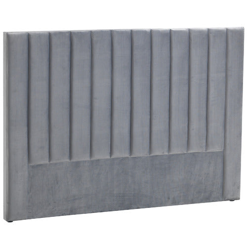 QUEEN MACTAN FABRIC BEDHEAD - GREY - READY TO GO