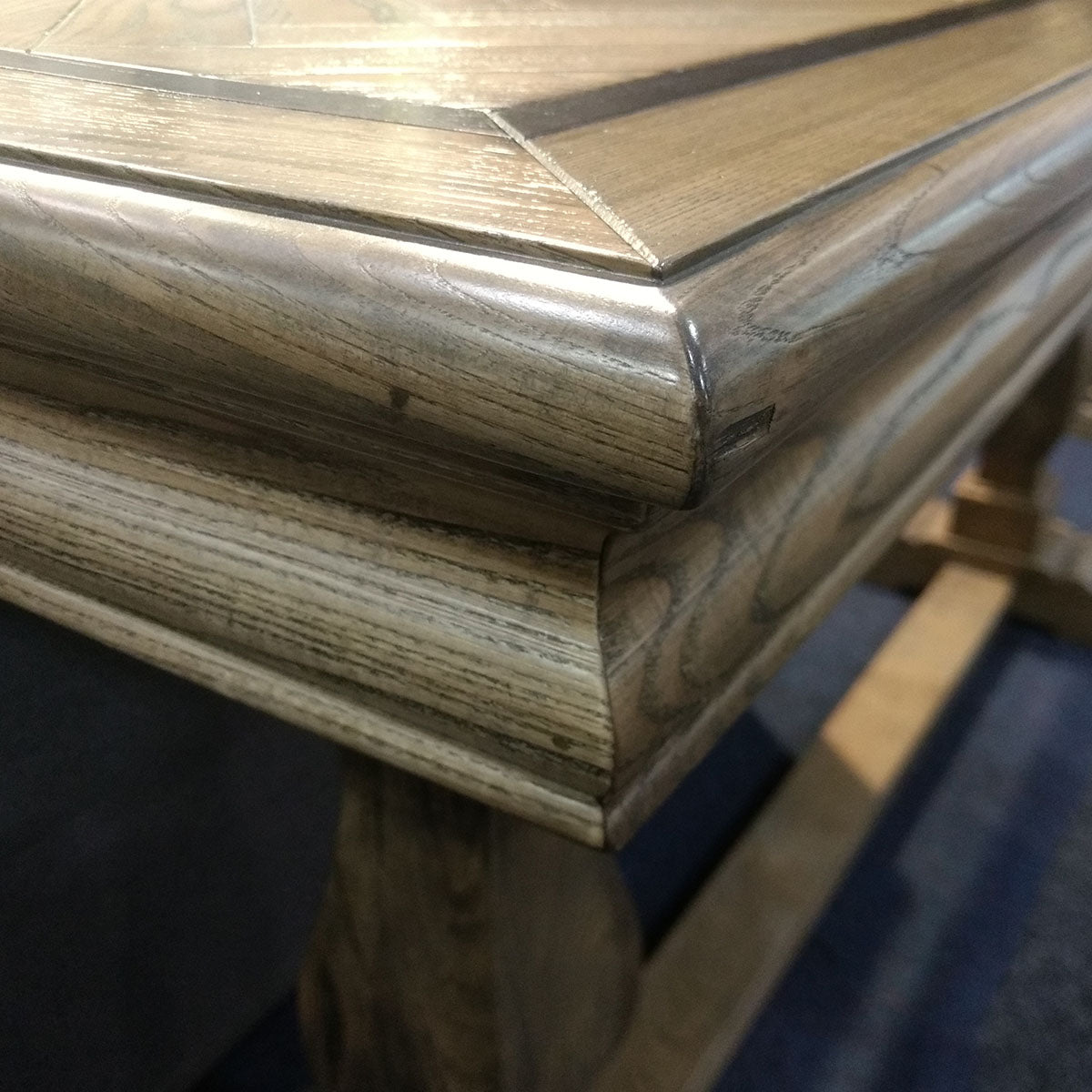 MOSAIC  REAL OAK TIMBER 1.8M  CONSOLE  TABLE - ASH OAK