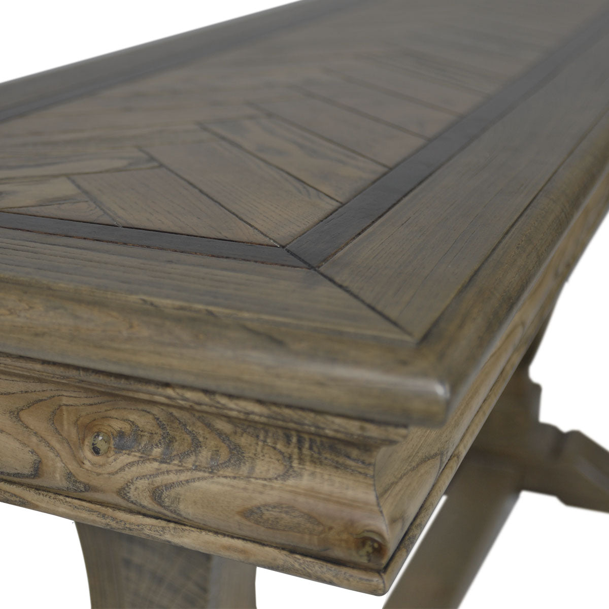 MOSAIC  REAL OAK TIMBER 1.8M  CONSOLE  TABLE - ASH OAK