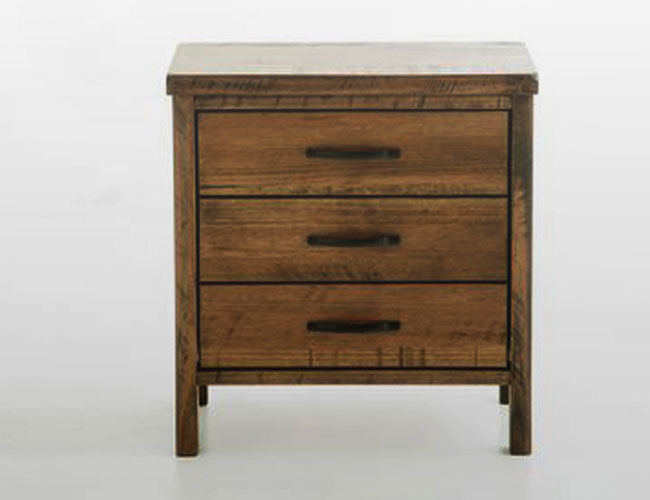 NEW YORK (289) BEDSIDE - RUSTIC ASH 