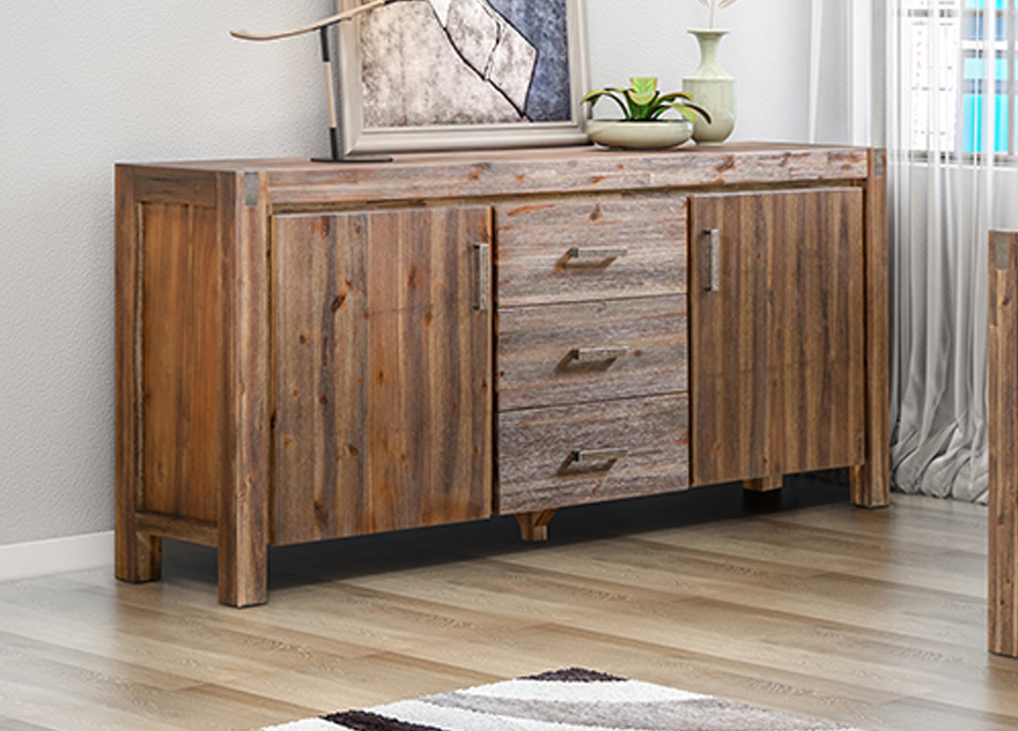  ENDLICHERI BUFFET 1800(W) - OAK OR CHOCOLATE