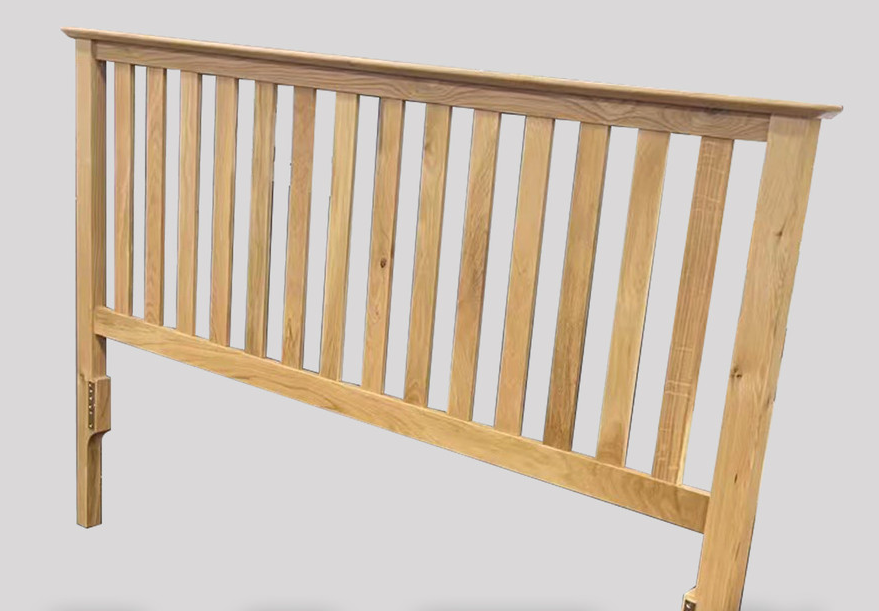 QUEEN ROBINHOOD SLATTED BEDHEAD ONLY - 1100(H) - NATURAL - ONLINE SPECIAL - READY TO GO - 1 ONLY