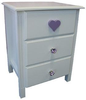 WITH STANDARD WOODEN WHITE KNOBS (NOT AS PICTURED)