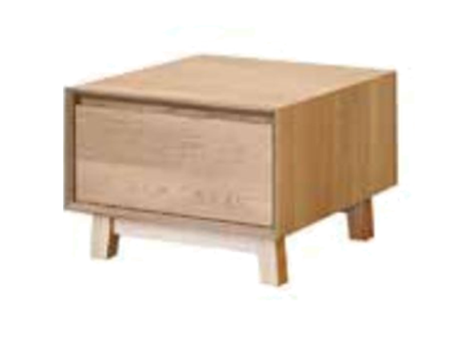 SUMMIT 1 DRAWER  LAMP TABLE  - LIGHT OAK