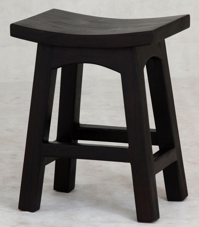 ZIMA WOODEN BAR STOOL (BR 048 WD) - SEAT: 480(H) - MAHOGANY OR CHOCOLATE